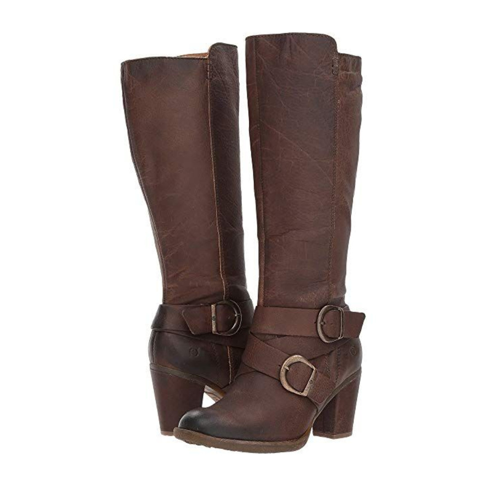 $210 BORN CRESCENT RIDING BOOTS TAN SIZE 8